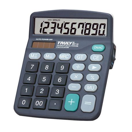 Truly 837 - 10 Digit Medium Desktop Calculator