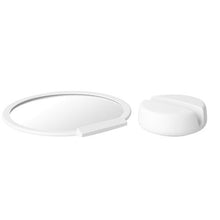 Load image into Gallery viewer, Blomus Cosmetic Mirror with 5x Magnification and Removeable Base White SONO
