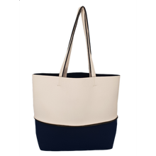 Load image into Gallery viewer, Beach Bag Neoprene Bag White/Blue
