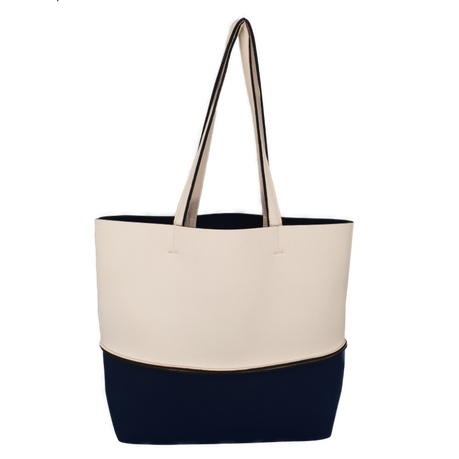 Beach Bag Neoprene Bag White/Blue