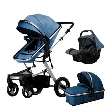 Comfortable foldable and portable 3 in 1 baby stroller, pram (Green) Buy Online in Zimbabwe thedailysale.shop