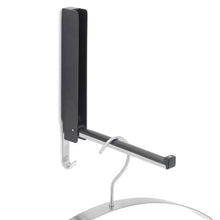 Load image into Gallery viewer, blomus Wall Hook Space-Saving Flip Down in Black and Steel LANCA
