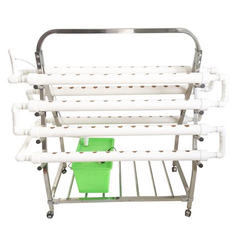 Hydroponic Step-Down Steel-Framed Tiered Growing System 88 Hole Buy Online in Zimbabwe thedailysale.shop