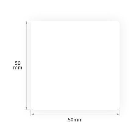 Niimbot - B21 / B3S - Thermal Labels - 50x50mm - 150 Labels Per Roll Buy Online in Zimbabwe thedailysale.shop