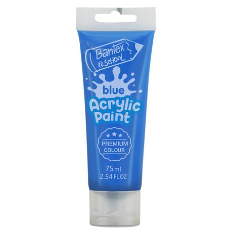 Bantex, Acrylic Paint 75ml - Blue Buy Online in Zimbabwe thedailysale.shop