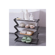 Load image into Gallery viewer, 4-Tier Z Shaped Shoe Rack - Blue
