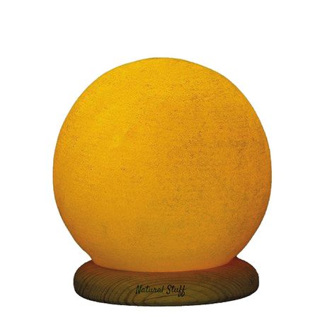 White Natural Sphere Salt Lamp 2-3kg