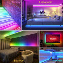 Load image into Gallery viewer, 5m Colour Changing RGB LED Strip Light
