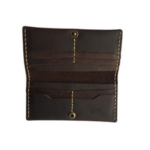 Load image into Gallery viewer, Vivace - 100% Leather Bill Wallet &amp; Card Holder - Brown
