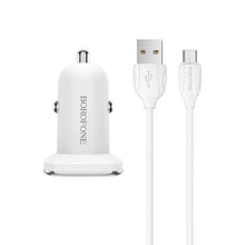 Load image into Gallery viewer, In-car Charger BZ12A Lasting Power QC3.0 Set with Cable - (Micro USB)
