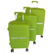 Load image into Gallery viewer, Mooistar Unbreakable Travel Luggage 3 Piece Suitcases Spinner - Lime Green
