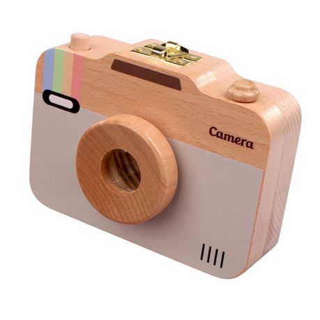 Creative Wood Camera Shape Baby Tooth Keepsake Box Buy Online in Zimbabwe thedailysale.shop