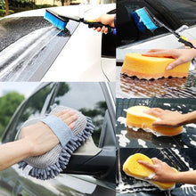 Load image into Gallery viewer, Car Wash Home Cleaning Brush Sponge Tool 4 Pieces Set
