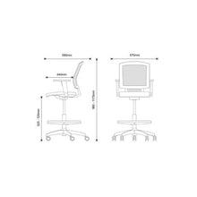 Load image into Gallery viewer, Hi Rein Ergonomic Draughtsman Chair
