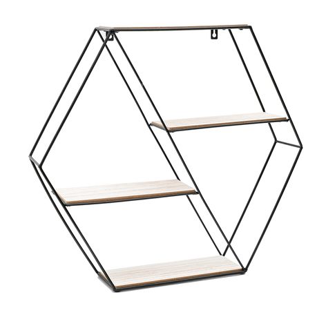 HouzeComfort Hexagon Decorative Wall Shelves and Shelf Buy Online in Zimbabwe thedailysale.shop