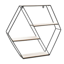 Load image into Gallery viewer, HouzeComfort Hexagon Decorative Wall Shelves and Shelf
