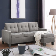 Load image into Gallery viewer, Relax Furniture - Hayley L-Shape Couch with Scatter Cushions &amp; Rug
