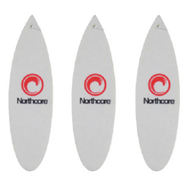 Load image into Gallery viewer, 3 x Northcore Car Air Fresheners - Surfboard Shape
