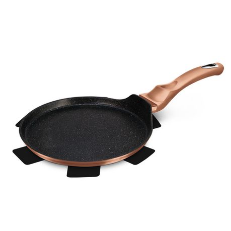 Berlinger Haus 25cm Marble Coating Pancake Pan - Rose Gold Metallic Line Buy Online in Zimbabwe thedailysale.shop