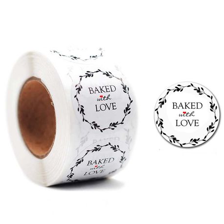 Baked With Love Stickers Buy Online in Zimbabwe thedailysale.shop