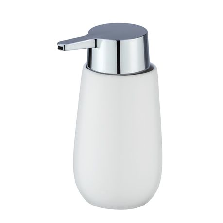 Wenko - Soap Dispenser - Badi Range - Ceramic - White