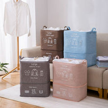 Load image into Gallery viewer, 100L Foldable Large Storage and Laundry Bag Basket - Brown
