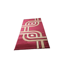 Load image into Gallery viewer, Embossed Turkish Carpet Runner 0073 Burgundy-Beige 80x200cm
