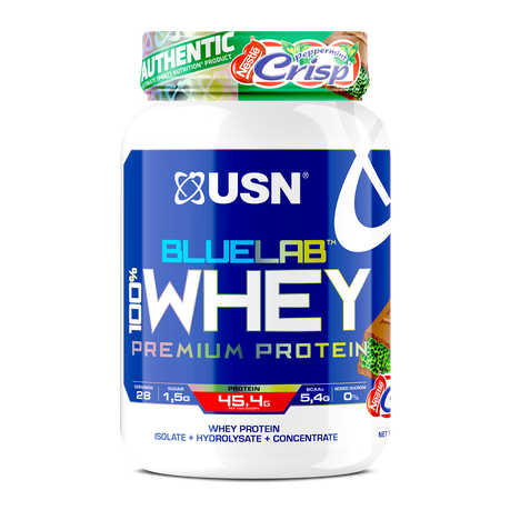 Bluelab 100% Whey Peppermint Crisp 908g Buy Online in Zimbabwe thedailysale.shop