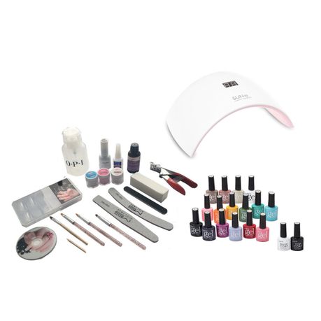 37 Piece Professional Nail Starter Kit With UV LED Nail Lamp & 18 Gel polish Buy Online in Zimbabwe thedailysale.shop