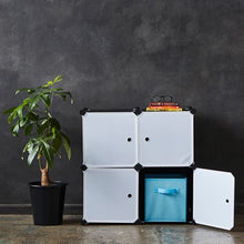 Load image into Gallery viewer, Gretmol DIY Modular Storage Unit - Black &amp; White
