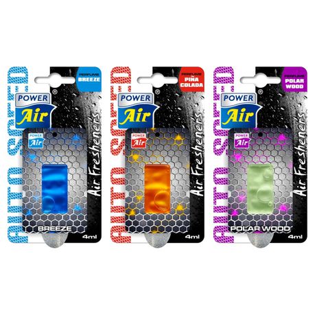 Car Fresheners Auto Speed-Power Air -Breeze-Pina Colada-Polar Wood- Combo 3 Buy Online in Zimbabwe thedailysale.shop