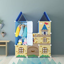 Load image into Gallery viewer, Portable Castle Tent Wardrobe Storage Organizer For Children
