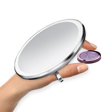 Load image into Gallery viewer, SIMPLE HUMAN - 10Cm Sensor Mirror Compact - 3X Magnification- Brushed S/S
