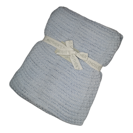 Mothers Choice - Cellular Baby Receiving Blanket - Blue Buy Online in Zimbabwe thedailysale.shop