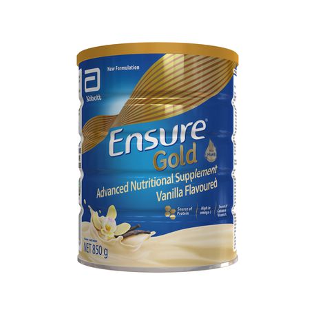 Ensure Gold Vanilla Nutritional Supplement 850g Buy Online in Zimbabwe thedailysale.shop