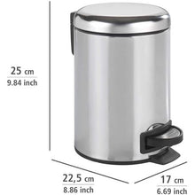 Load image into Gallery viewer, Wenko - 3L Pedal Bin - Leman - Stainless Steel  - Shiny
