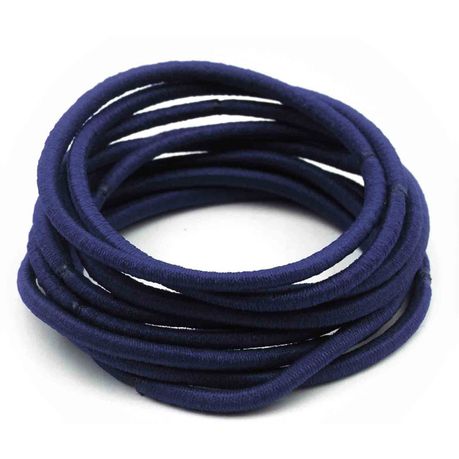 Chic - Elastics Non-Join Thin Navy 10 Pack