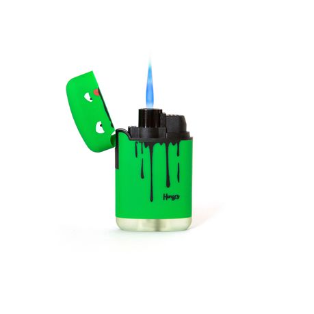 Zengaz Mega Jet Turbo Flame Lighter Hungry Monster Green