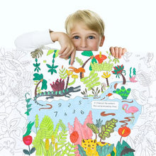 Load image into Gallery viewer, Mideer Giant Jungle Colouring Roll (10m) &amp; 24 Crayons Bundle
