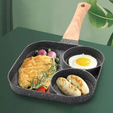 Load image into Gallery viewer, Two-Hole &amp; Side Grill Non-Stick Thick Breakfast Cooking Pan
