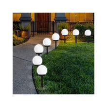 Load image into Gallery viewer, Outdoor LED Solar Garden Pathway Ball Lights-Pack of 4
