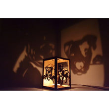 Load image into Gallery viewer, Candle Holder Pitbull Inspired Shadow Lantern
