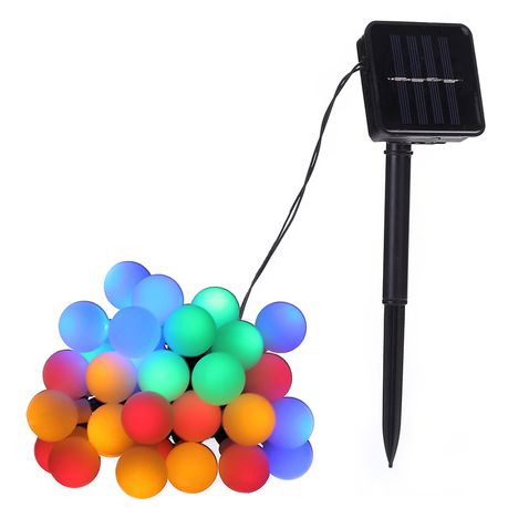 Litehouse Shatterproof Solar 100LED Pearl String Lights Multicolor - 10m Buy Online in Zimbabwe thedailysale.shop