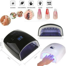 Load image into Gallery viewer, Cordless UV/LED Nail Lamp Rechargeable - 48W (White)
