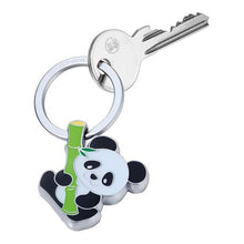 Load image into Gallery viewer, TROIKA Keyring BAMBOO PANDA in Support of The National Geographic Society
