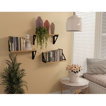 Load image into Gallery viewer, Décor Essential 002-Wood Wall Shelves Set
