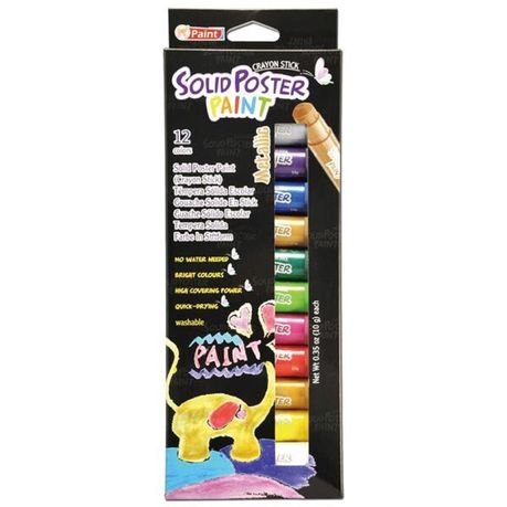 KB Solid Poster Paint Metallic 12 Colours