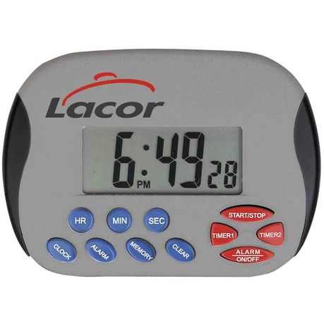 Lacor - Digital Kitchen Timer with Alarm - Magnetic Buy Online in Zimbabwe thedailysale.shop