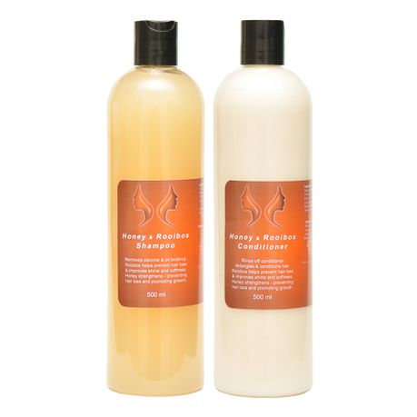 African Beauty Secret Honey & Rooibos Shampoo & Conditioner Combo 500ml Buy Online in Zimbabwe thedailysale.shop