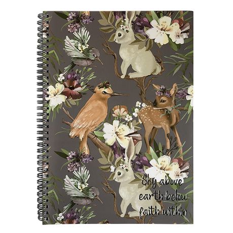 SOKHO Christian Inspired Gifting Girls A4  Glitter Notebook Journal and Pen